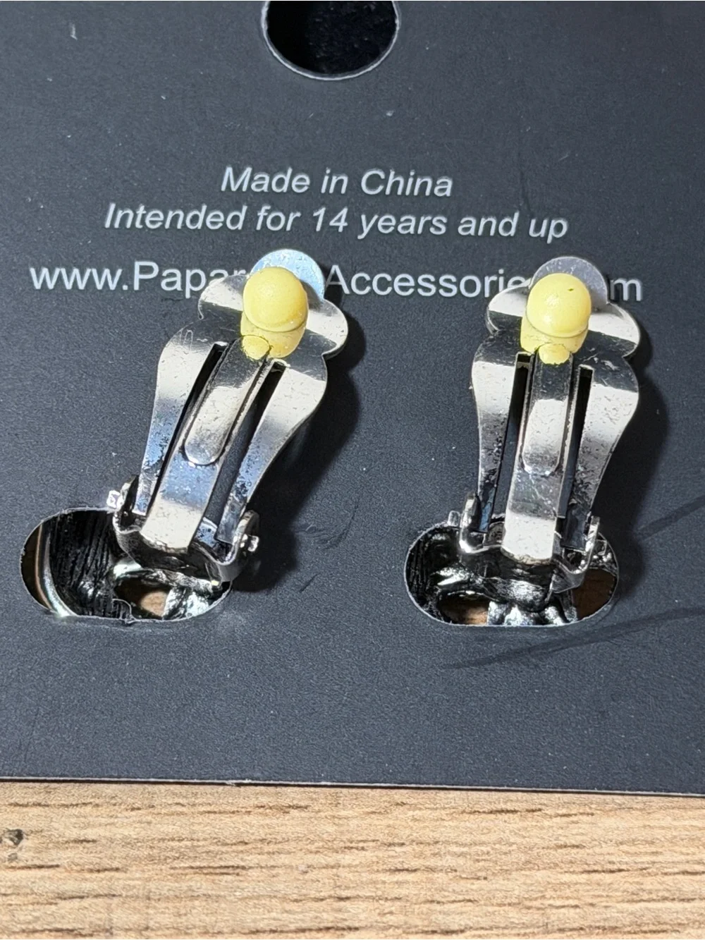 Paparazzi Silver-Tone Earrings with Magenta Stones